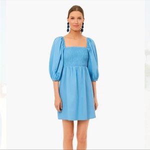 Beaufort Blue Annie smocked dress